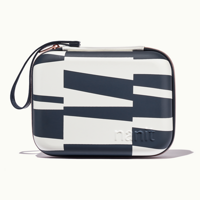 abstract stripe travel case
