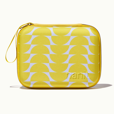 yellow travel case