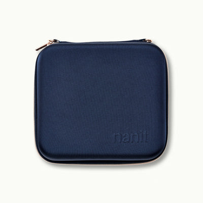 Nanit Traveling Light Case without shoulder strap in blue oxford 