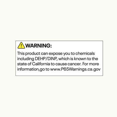 #color_blackwarning: product can expose you to chemicals including DEHP/DINP, which is known to the state of CA to cause cancer. #color_black