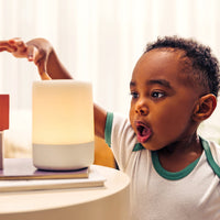 the smartest audio monitor - temp + humidity tracking, cry detection, dimmable clock