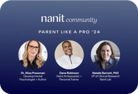 Parent like a pro  2024 speakers Dr Aliza Pressman, dane Robinson and dr. Natalie Barnett, phd